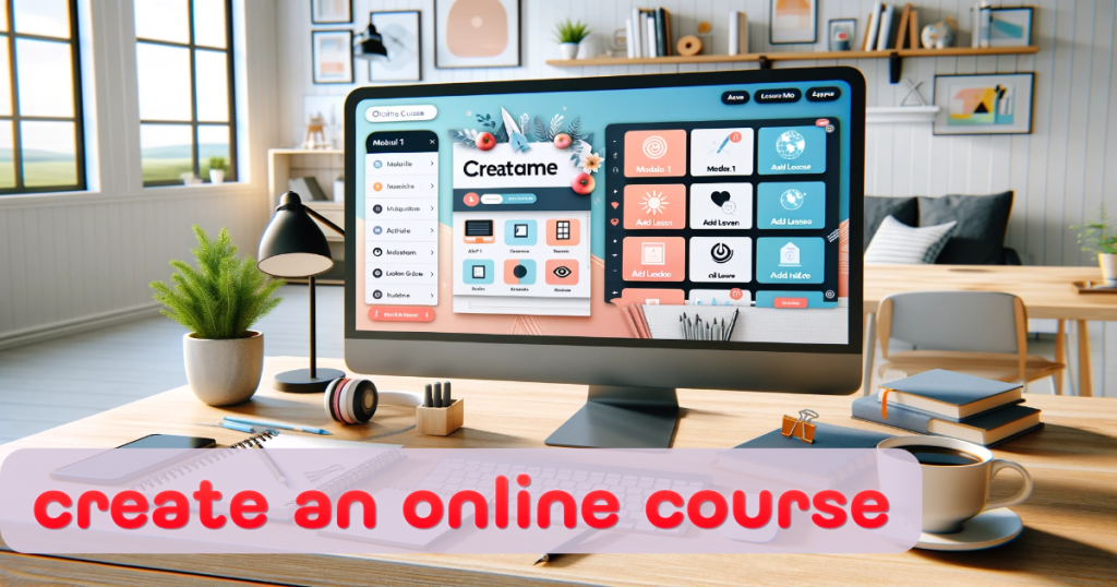 create an online course